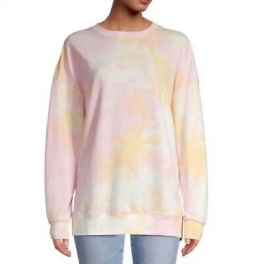 NEW Wildfox Cotton Candy Oversized Tie-dye Soft Sweatshirt NWT